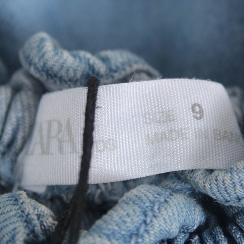 Zara Kids Tiered Denim Ruffle Dress – Size 9 (134cm) NWT - Picture 7 of 8